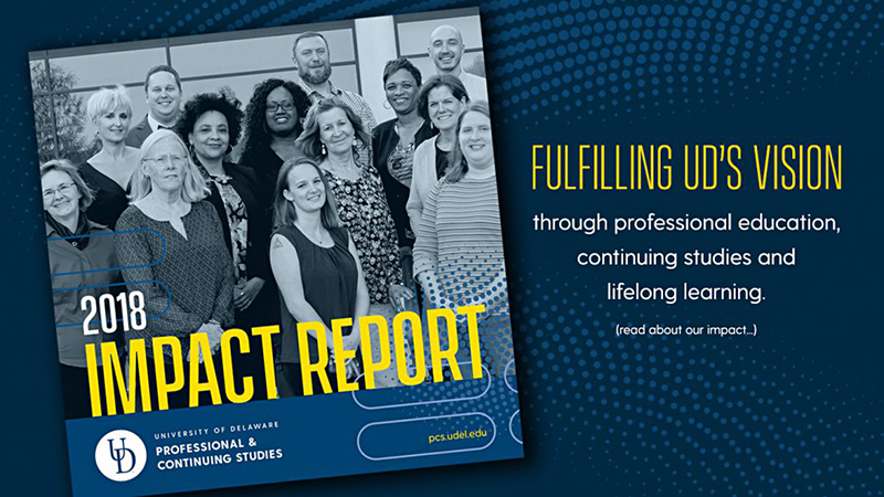 banner image showing 2018 impact report cover