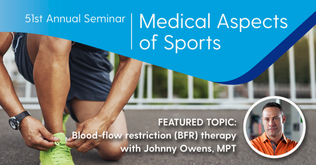 Sports medicine conference to feature gamechanging rehab therapy