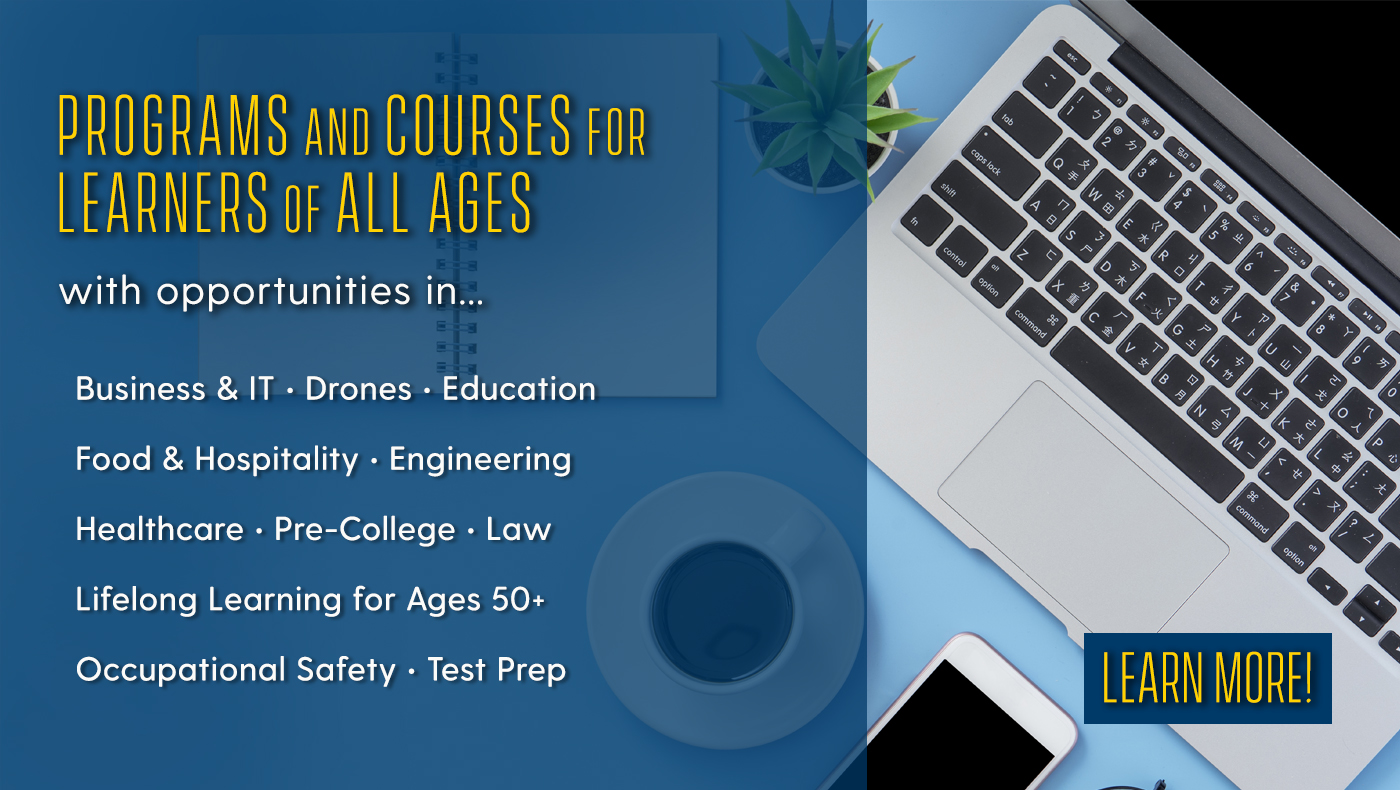 Programs and courses for learners of all ages
