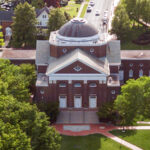 Overhead photo of Mitchell Hall