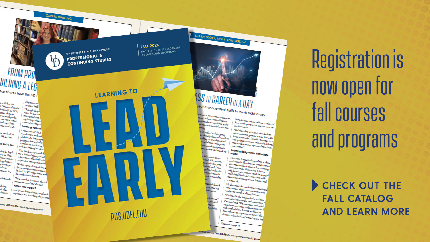 Register now for fall courses and programs